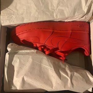 Red Nike Air Force